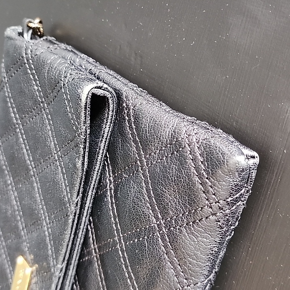 Marc jacobs black brass sandy clutch shoulder handbag - Picture 3 of 8